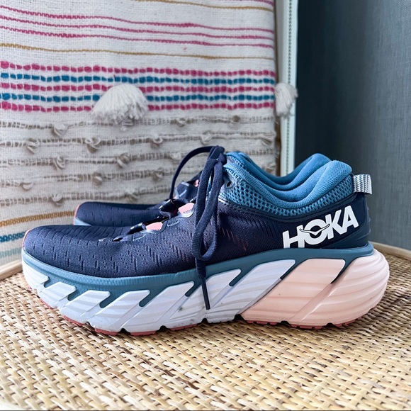 Hoka One One Gaviota 3 Ombré Blue Running Sneakers Women’s Size US 7 - Picture 5 of 9